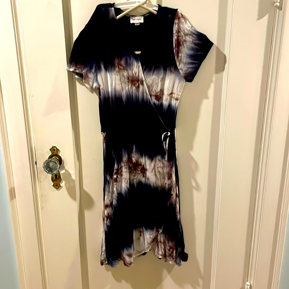 Tie die girls dress
